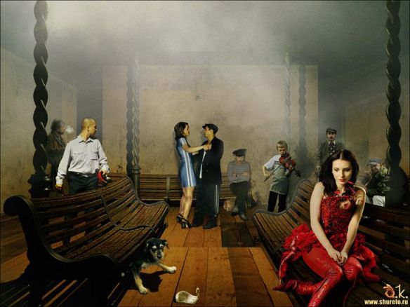 Креатив "зал ожидания"